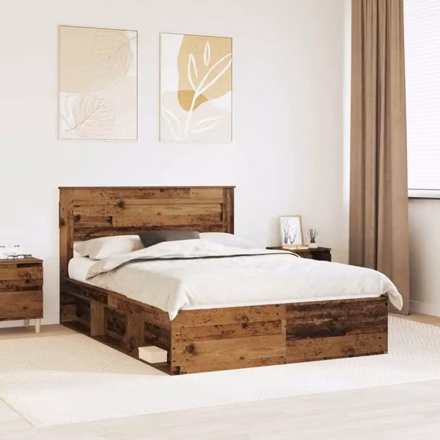 Struttura del letto Legno antico 150 x 200 cm 3409749