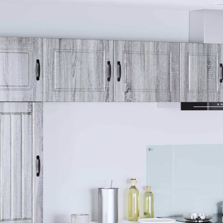 vidaXL Armadietto a muro PORTO moderno Grigio Sonoma L: 50 cm, P: 31 cm, H: 40 cm