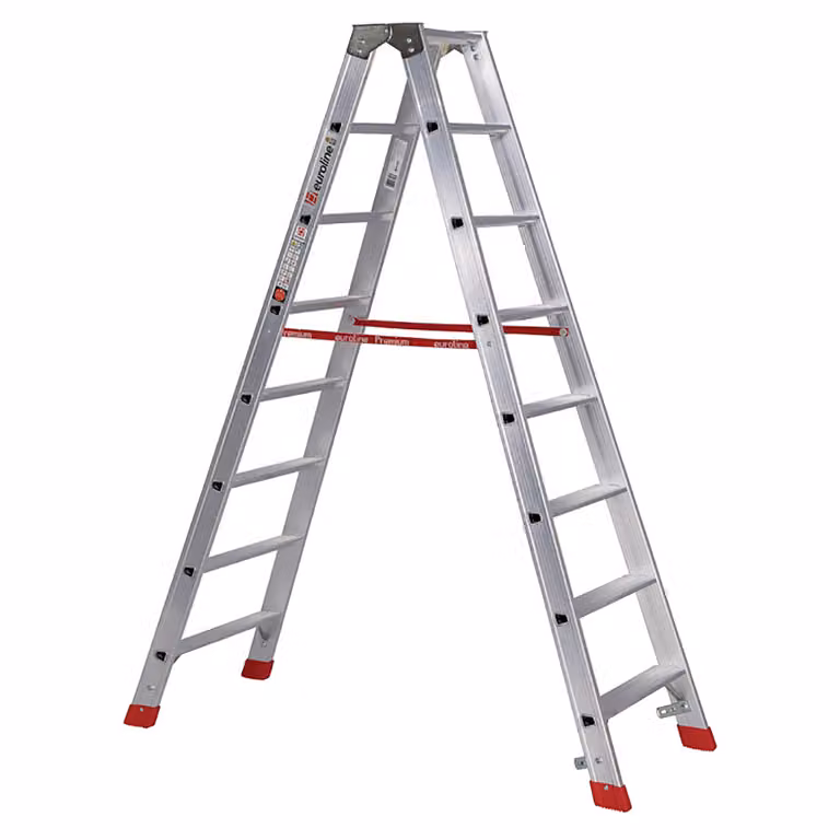 Euroline Premium 30577 Scala a pioli a 2 file da 8 gradini