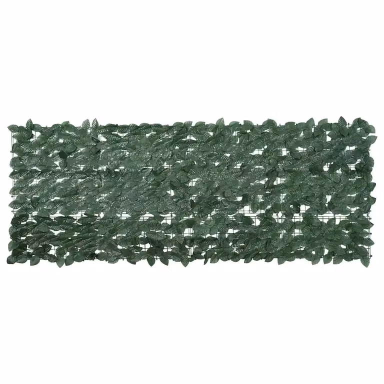 vidaXL Paravento da Balcone con Siepe Artificiale Verde, L: 200 cm, H: 75 cm