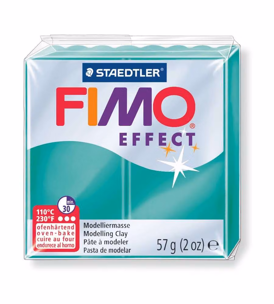 Pasta fimo soft effect 56 g verde traslucido