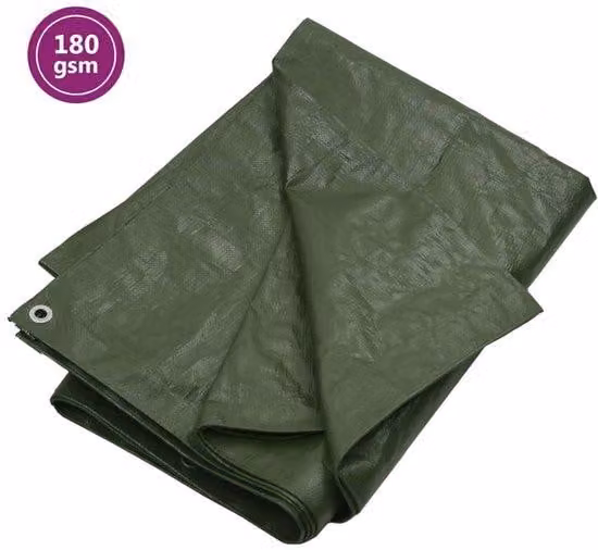 Telone in HDPE 4x4 metri, impermeabile, con occhielli in alluminio