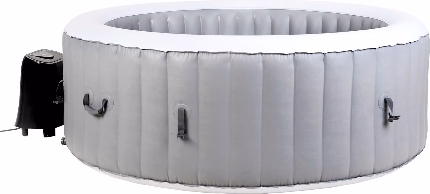 BeneoSpa NUOVO Idromassaggio gonfiabile portatile per 4 persone, spa, grigio
