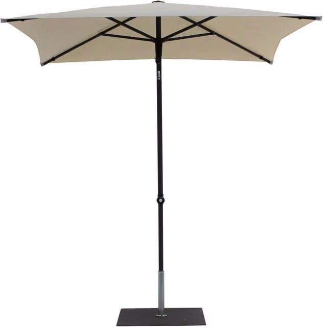 Ombrellone da Giardino 2x2 m Palo Ø38 mm in Alluminio Tessuto Poliestere Trend Bianco