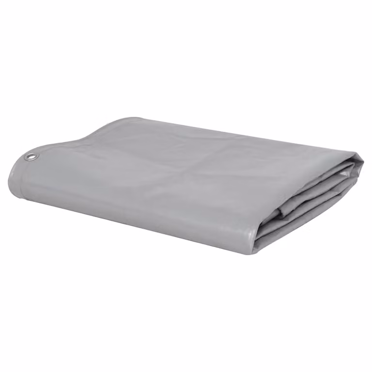 Telo di copertura vidaXL in PVC grigio 3 x 4 m