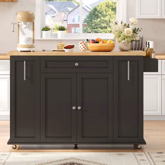 Mobile da cucina con cassetti ¨C Minimal ¨C Effetto legno, 120¡Á45¡Á87cm