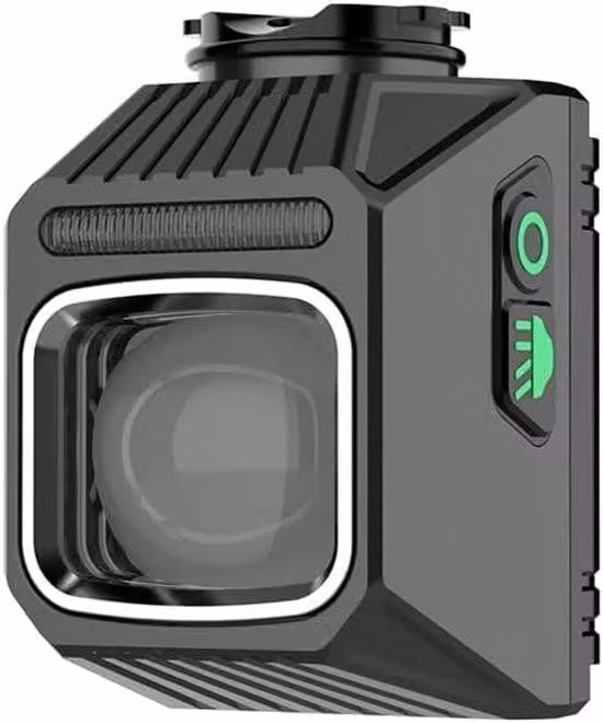 Luce per MTB e bici da strada, ricaricabile tramite USB-C, impermeabile IPX65, nera