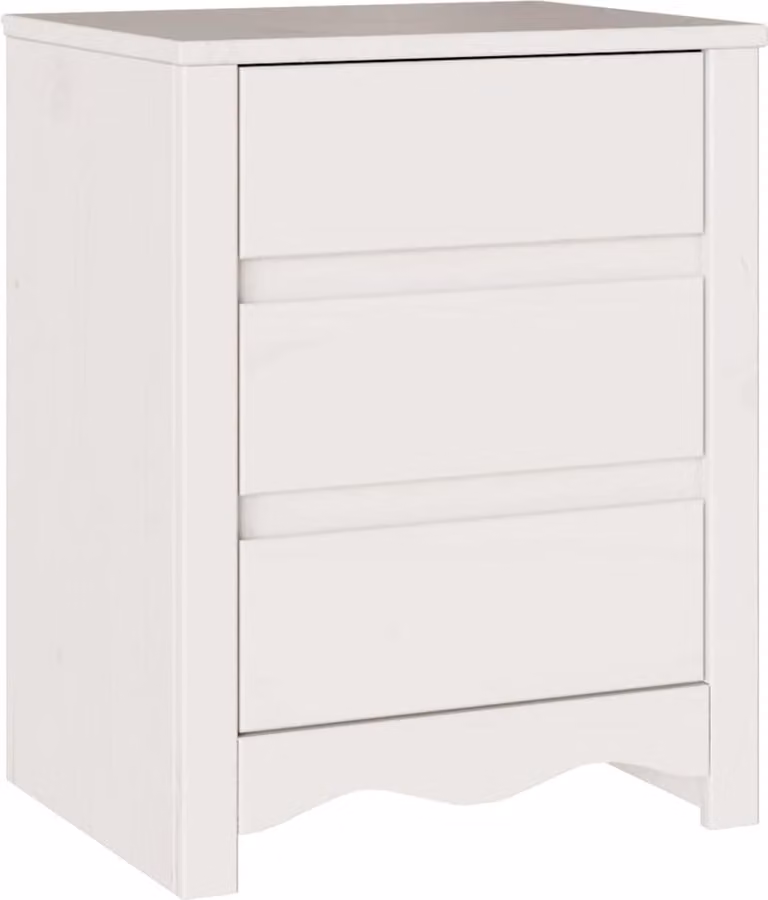 Tavolino da salotto con cassetto Drammen Bianco 45 x 35 x 56 cm