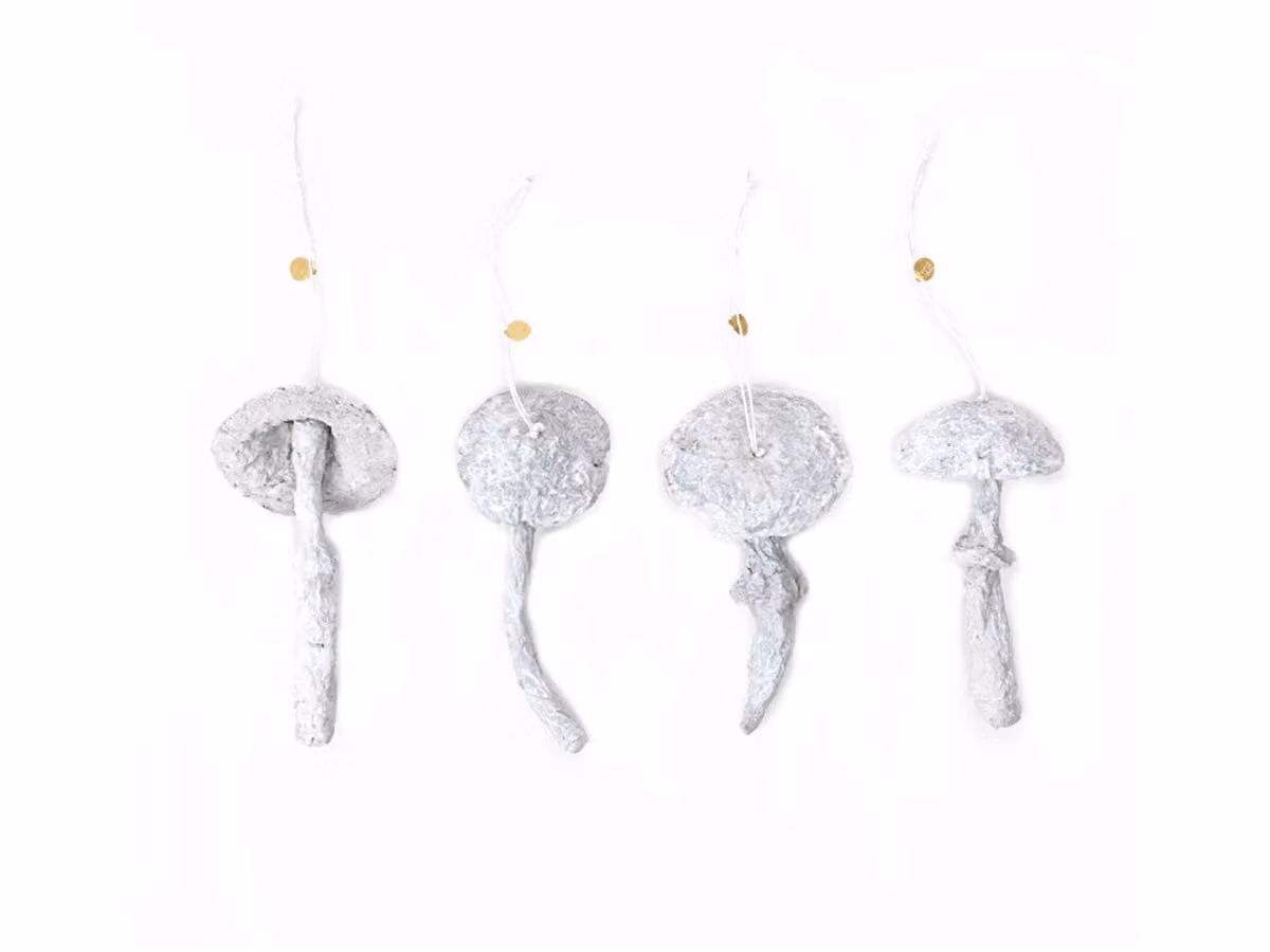 Mushroom Ornamenti - Set da 4 pezzi