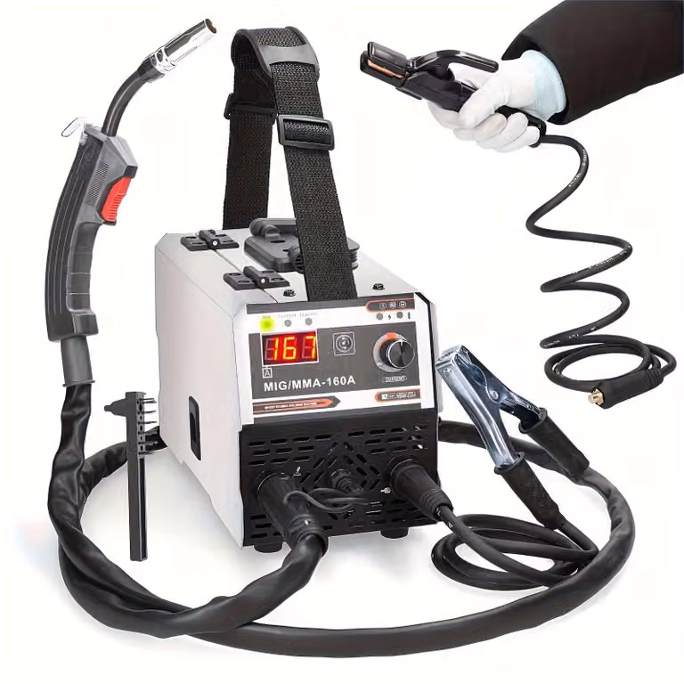 Apparecchio di saldatura – Inverter per saldatura – Saldatrice ad elettrodo – Saldatrice TIG – 2-in-1 – Corrente di saldatura: 120A