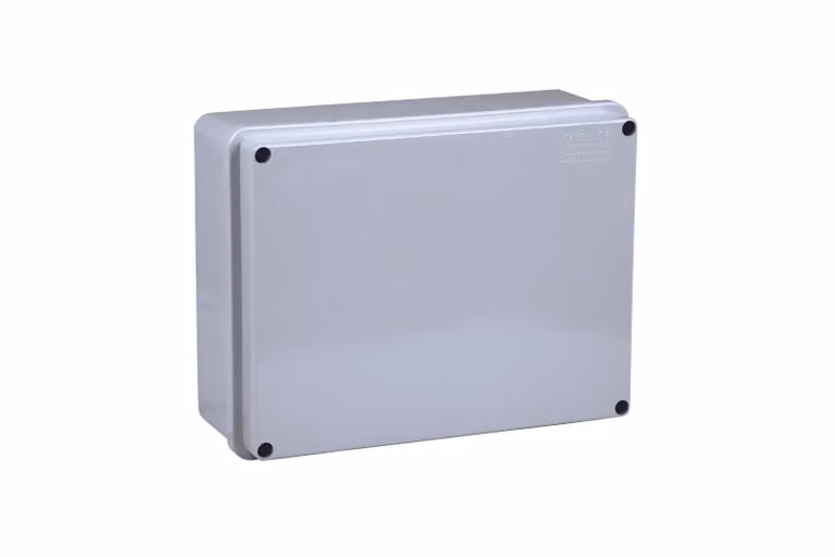 Scatola stagna cassetta derivazione rettangolare con coperchio con viti in metallo 150x110x70mm con pareti lisce IP56 FAEG - FG13505