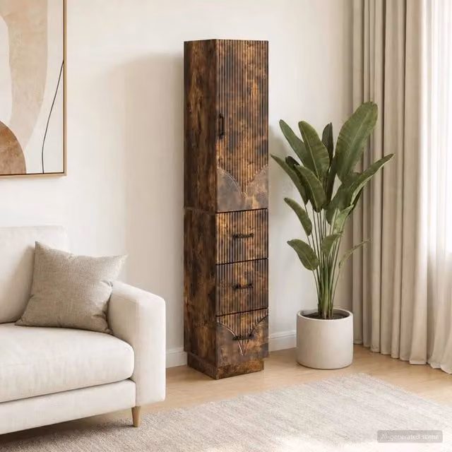 Set di armadi 2 pz 33 x 34,5 x 87 cm Legno ingegnerizzato