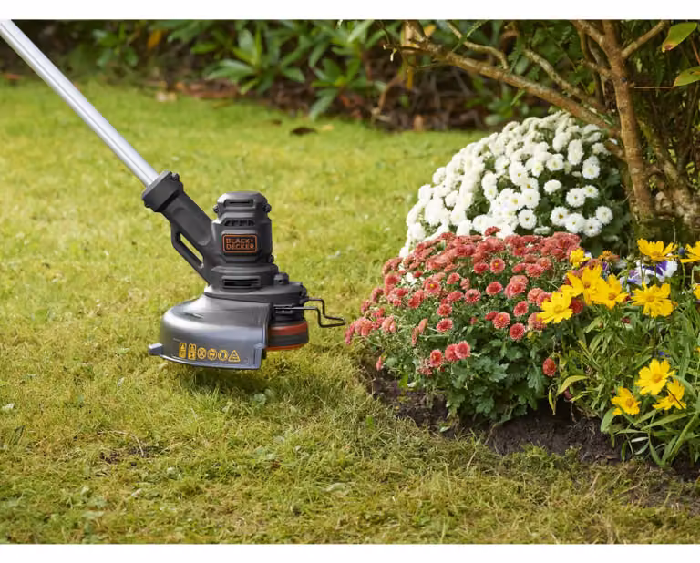 Black & Decker Elektro-Rasentrimmer,450W,25cm,Powercom