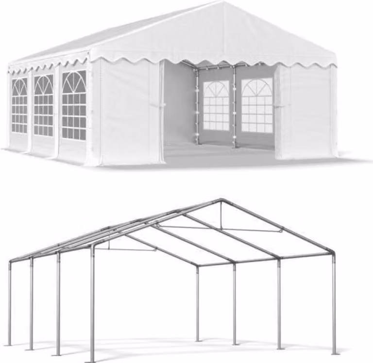 Tenda estiva 4x6 Bianco SUMMER IPE