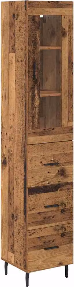 Credenza Legno vecchio 34,5 x 34 x 180 cm Legno multistrato