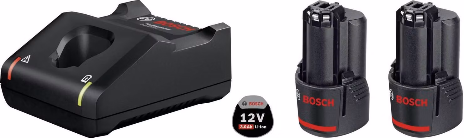 Bosch 2x 3,0Ah, batteria GAL 12V-40