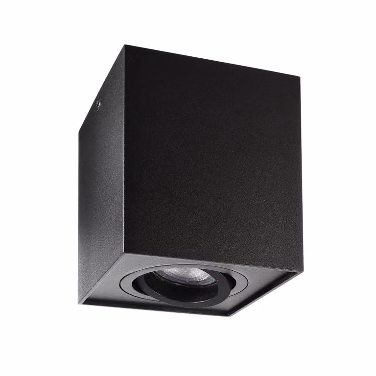 Deko-Light Faretto da soffitto Bengala angolare, nero, alluminio, GU10, orientabile Bengala, dimmerabile, Nero, Soggiorno / Sala da pranzo, Alluminio, Moderno, Faretto alogeno