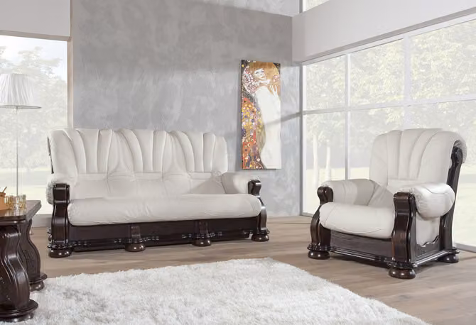 Sofagarnitur 3+2+2 Sitzer Klassischer Wohnlandschaft Sofas Couchen Polster