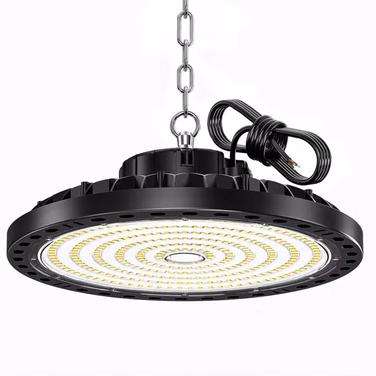 Faretto LED UFO da 200 W, 20.000 lumen, 6500 K, bianco freddo, grado di protezione IP65