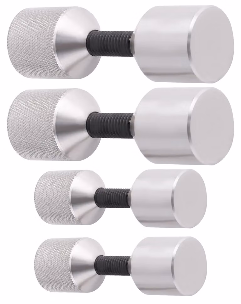Flangia con due fori, in acciaio inossidabile, diametro 1-1/8 pollici, diametro 1-5/8 pollici, lunghezza totale 29,5 mm, peso 2400 g