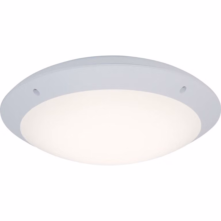 BRILLANTE plafoniera LED bianca per esterni | plafoniera IP66 | 12W 1400 lumen 4000 Kelvin | plastica