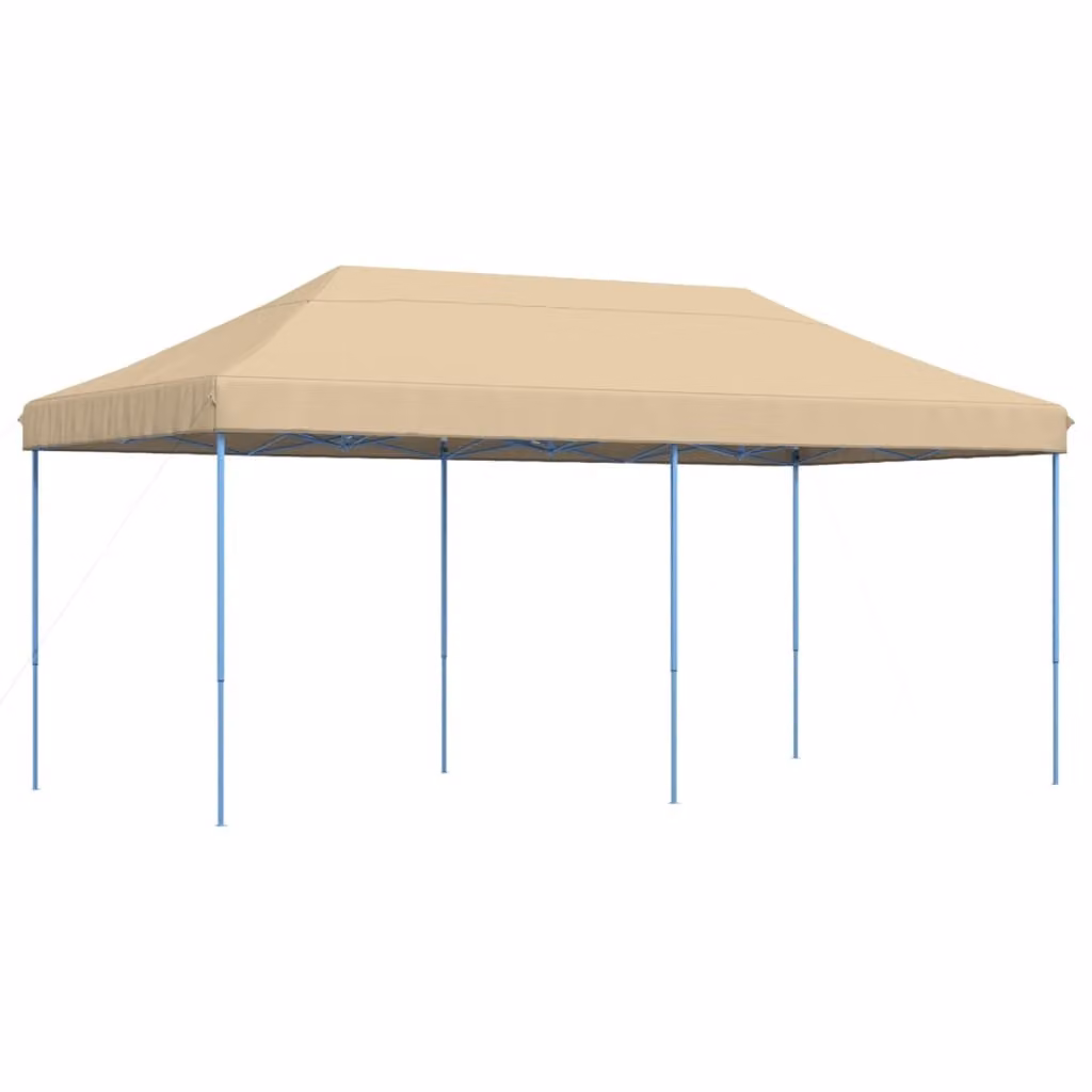 Tenda da Festa Pieghevole Pop-Up Beige 580x292x315 cm
