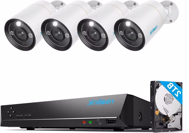 Kit di telecamere di sicurezza - Kit di telecamere di sorveglianza - Sistema di telecamere - Kit di telecamere CCTV - Risoluzione UHD da 12MP