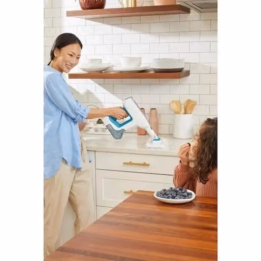 Black and Decker BHSM15FX08 Pulitore a Vapore Portatile 1500 W con 8 Accessori, Colore Bianco – 2