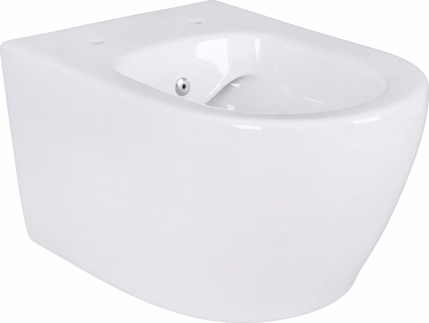 WC sospeso senza bordo con funzione taharet/bidet/doccia WC Doccia igienica bianca