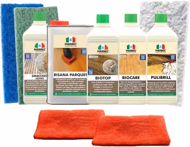 Kit di restauro Marbec per legno oliato lucido multicolore