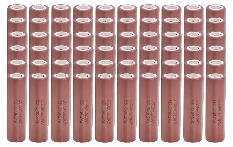 Batterie al litio, capacità 3000mAh, corrente di scarica 30A, confezione da 60 pezzi, 3,7 V
