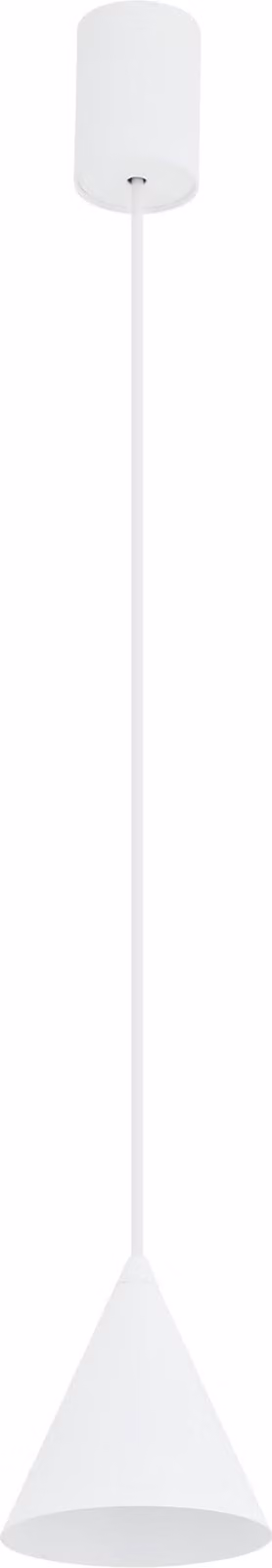Elegante lampada a sospensione Zenith, colore bianco, marca Nowodvorski, modello 11453