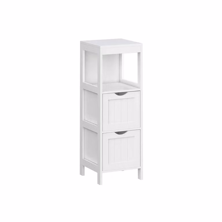 Armadietto da Bagno con 2 Cassetti