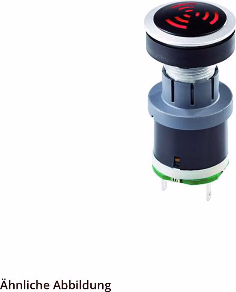 Georg Schlegel Segnalatore acustico illuminabile, rotondo, RONTRON-R-JUWEL Spina piatta 2,8 mm x 0,8 mm - 1 pezzo