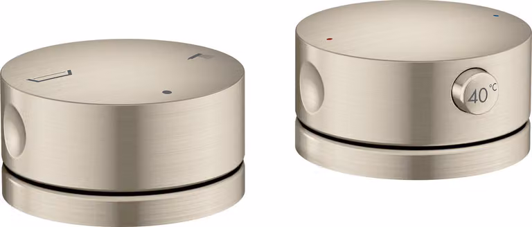 hansgrohe AXOR One Robinetteries de bord de baignoire 2 trous avec thermostat, 48470820, 48470820