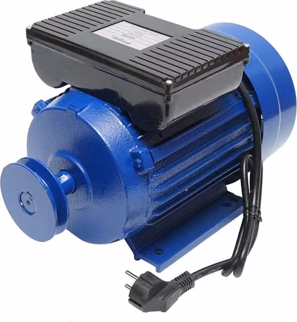Motore elettrico monofase 3KW, 220V con protezione termica, statore 160x110mm Breckner Germany