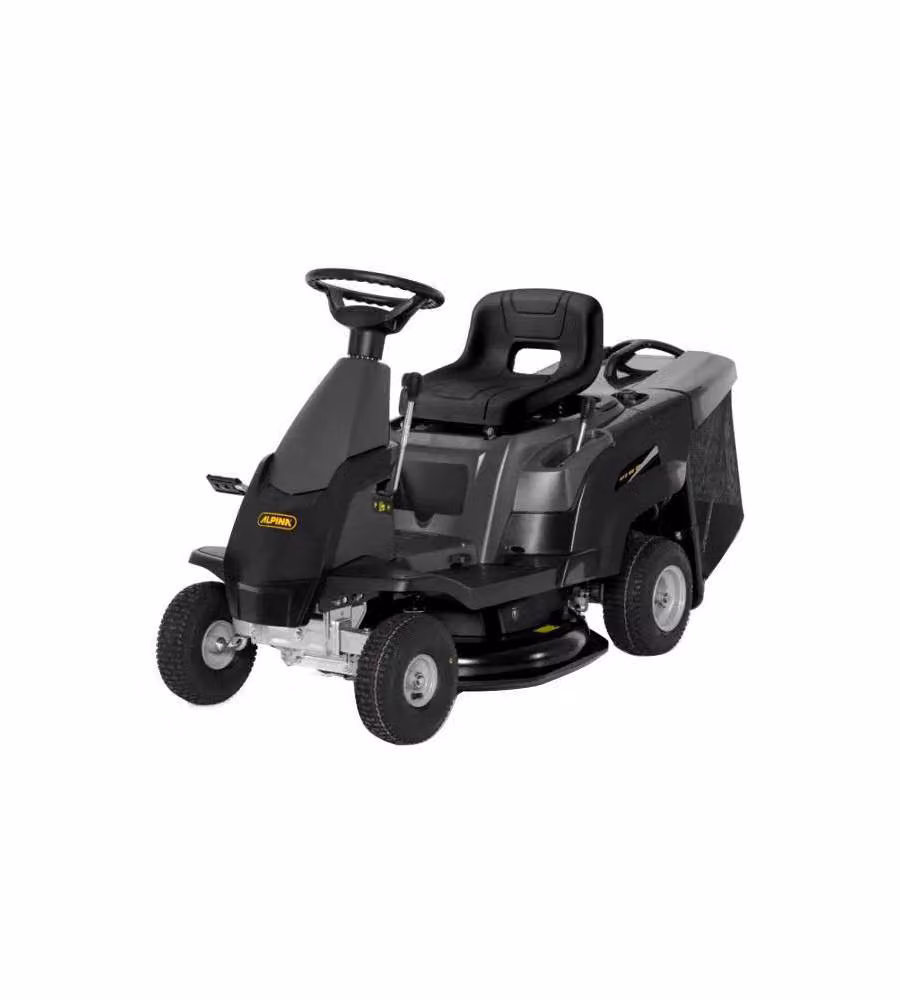Trattorino tagliaerba Alpina AT2 66 QA con motore a scoppio da 224 cc, colore nero e sacco di raccolta – 3