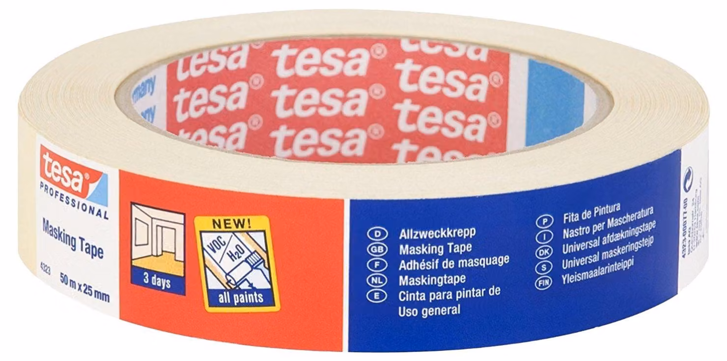 NASTRO PER MASCHERATURE PROFESSIONALE '4323 mm 25x50 mt