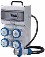 Quadro di distribuzione FANTON 4P CEE 220V IP65 bianco