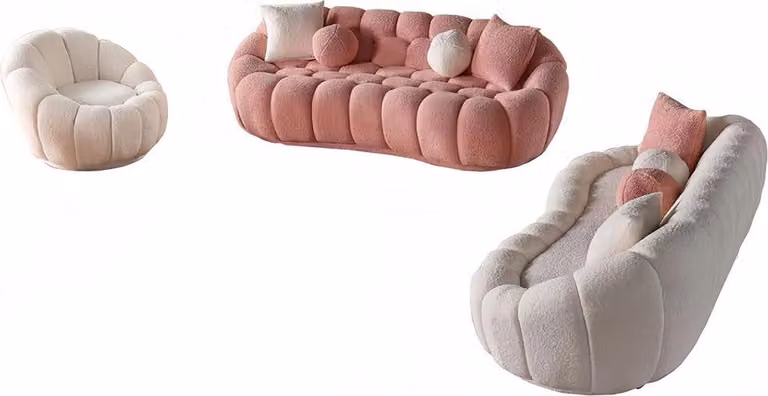 Sitzgarnitur Wohnlandschaft Sofas Sofa-Set Wohnzimmergarnitur Polstergarnitur
