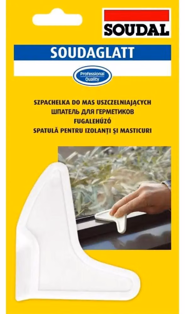 Spatola per applicazione del silicone