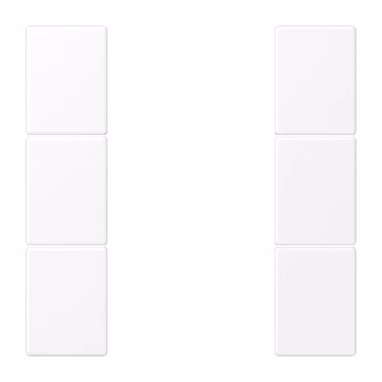 Tastiera Jung a 3 tasti, F50, serie LS, bianco neve opaco LS503TSAWWM
