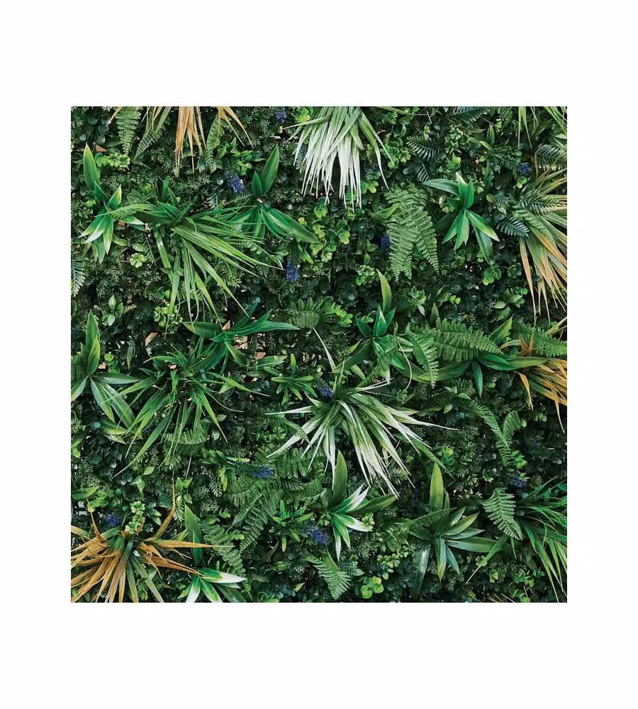VERDEMAX Pannello Jungle Siepe Sintetica 0,5x1 m Verde LDPE Resistente UV