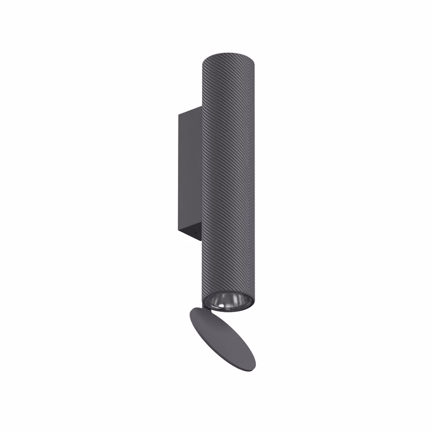 Flos - Flauta Spiga 1 Dimmable DALI - Lampada da parete o soffitto da esterno - Antracite