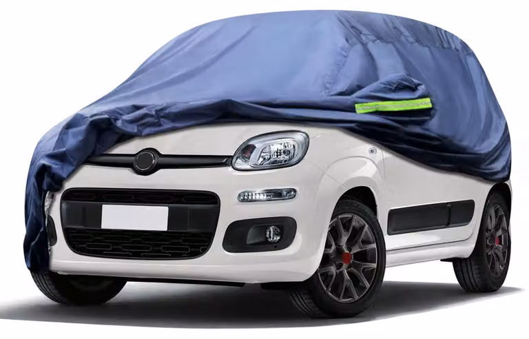 Copertura protettiva per auto, 10 strati, antipolvere e impermeabile, per FIAT Panda dal 2003 al 2023, con custodia