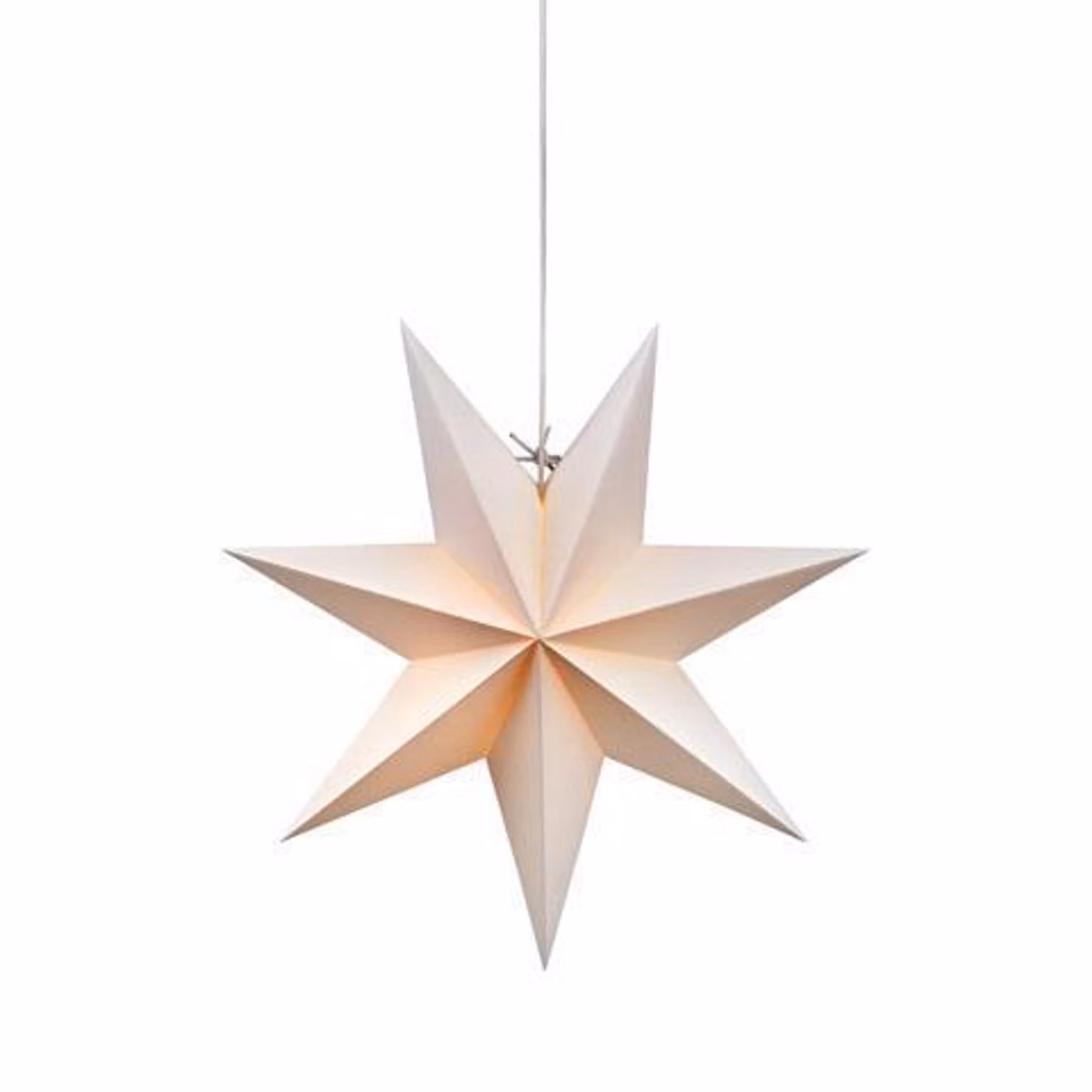 Markslöjd stella pendente in carta Duva Ø 45 cm bianco