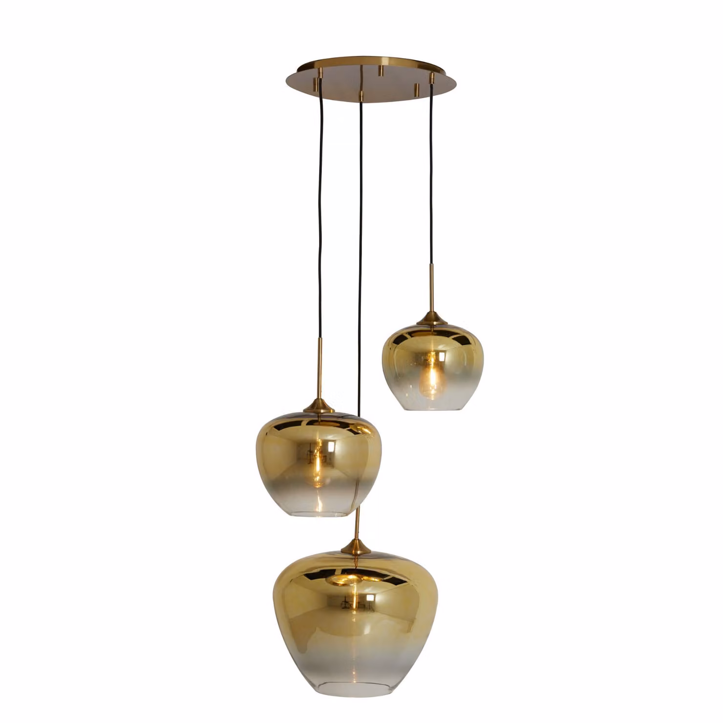 Lampada a sospensione - oro - Mayson - vetro - lampada di design - E27 - 2958685 - Light & Living
