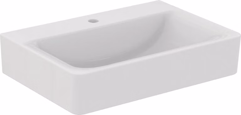 Ideal Standard Connect lavabo, 1 trou pour robinet, sans trop-plein, 650x460x175mm, E8106MA, E8106MA