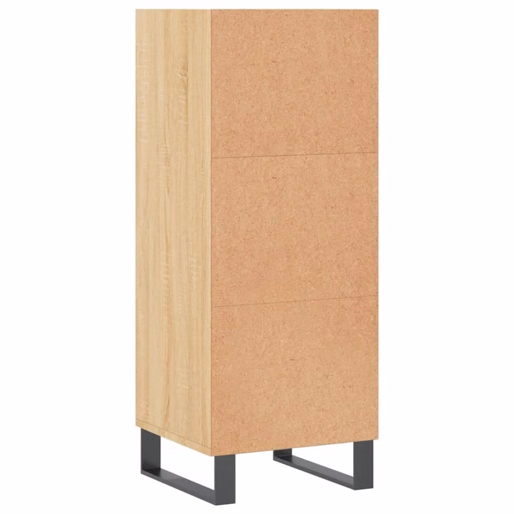 Credenza Rovere Sonoma 34,5x32,5x90 cm in Legno Multistrato