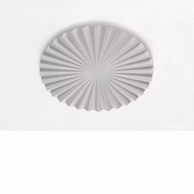 Plafoniera LED Lucerna bianca da esterno per giardino in metallo e plastica, forma rotonda, design moderno – 1